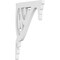 Ekena Millwork Carrillo Architectural Grade PVC Bracket, 5/8"W X 5 1/2"D X 9"H BKTP01X05X09CI - alternate 1